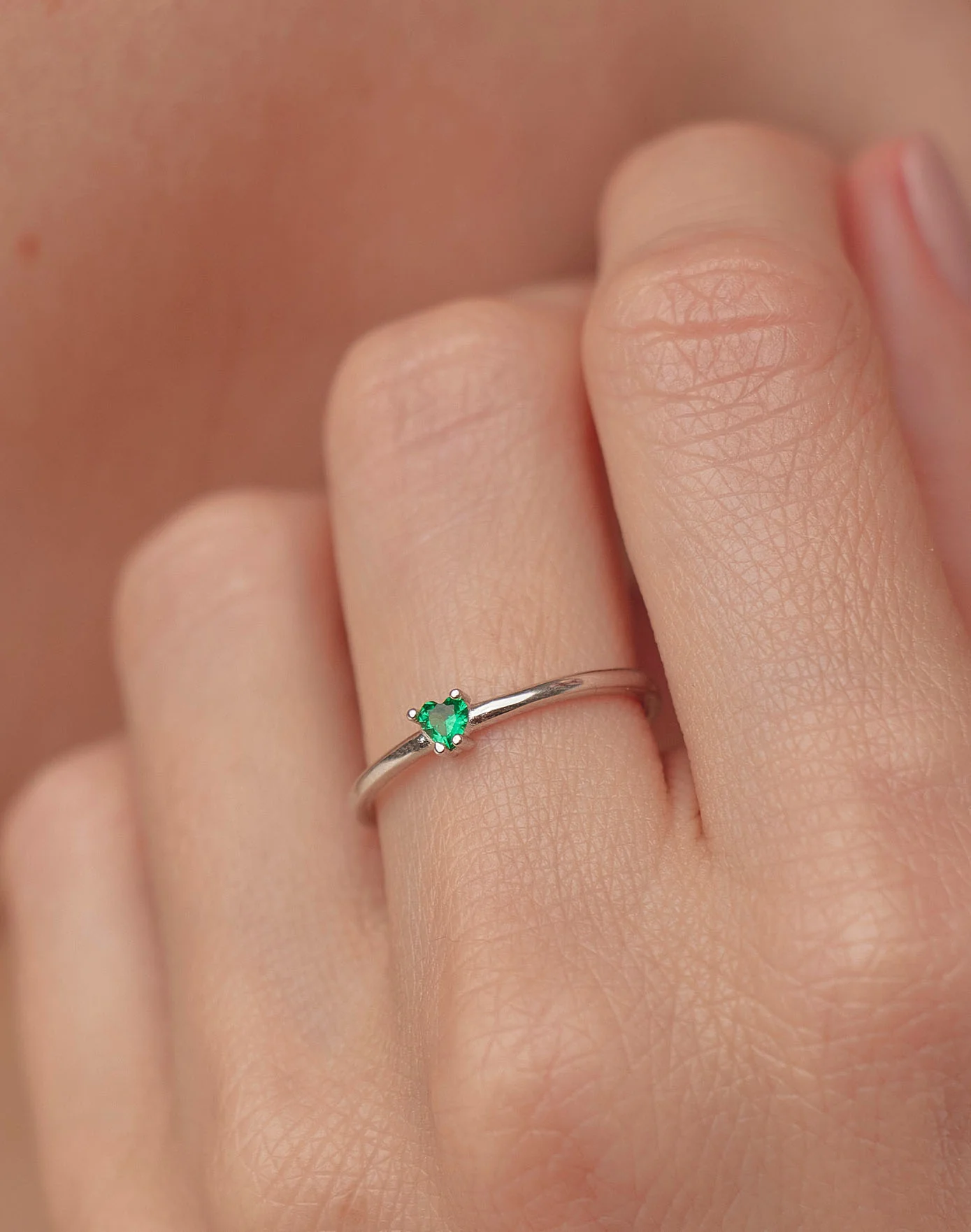 Anillo en Plata 925 Zircón Emerald Love - Image 3
