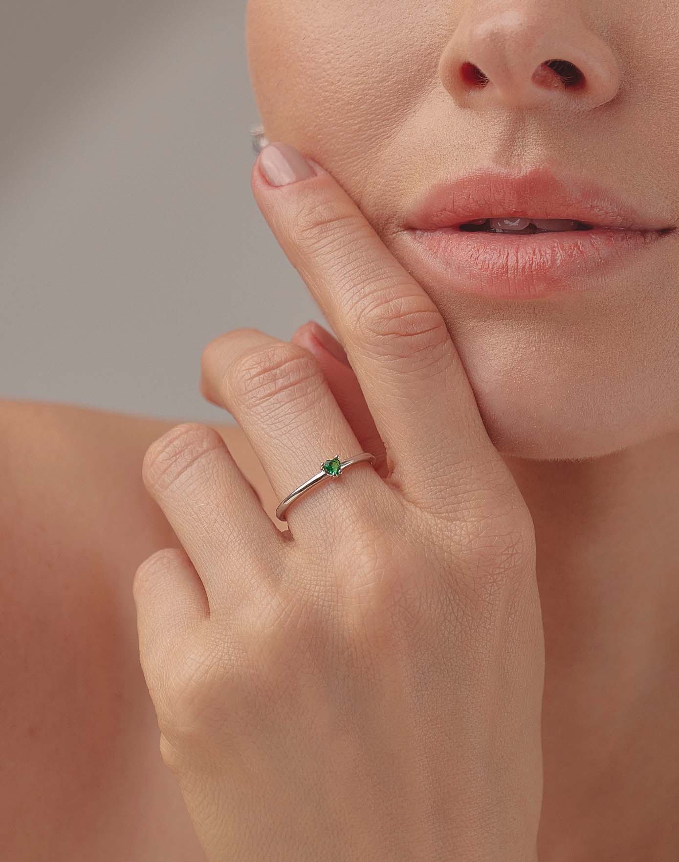 Anillo en Plata 925 Zircón Emerald Love - Image 5