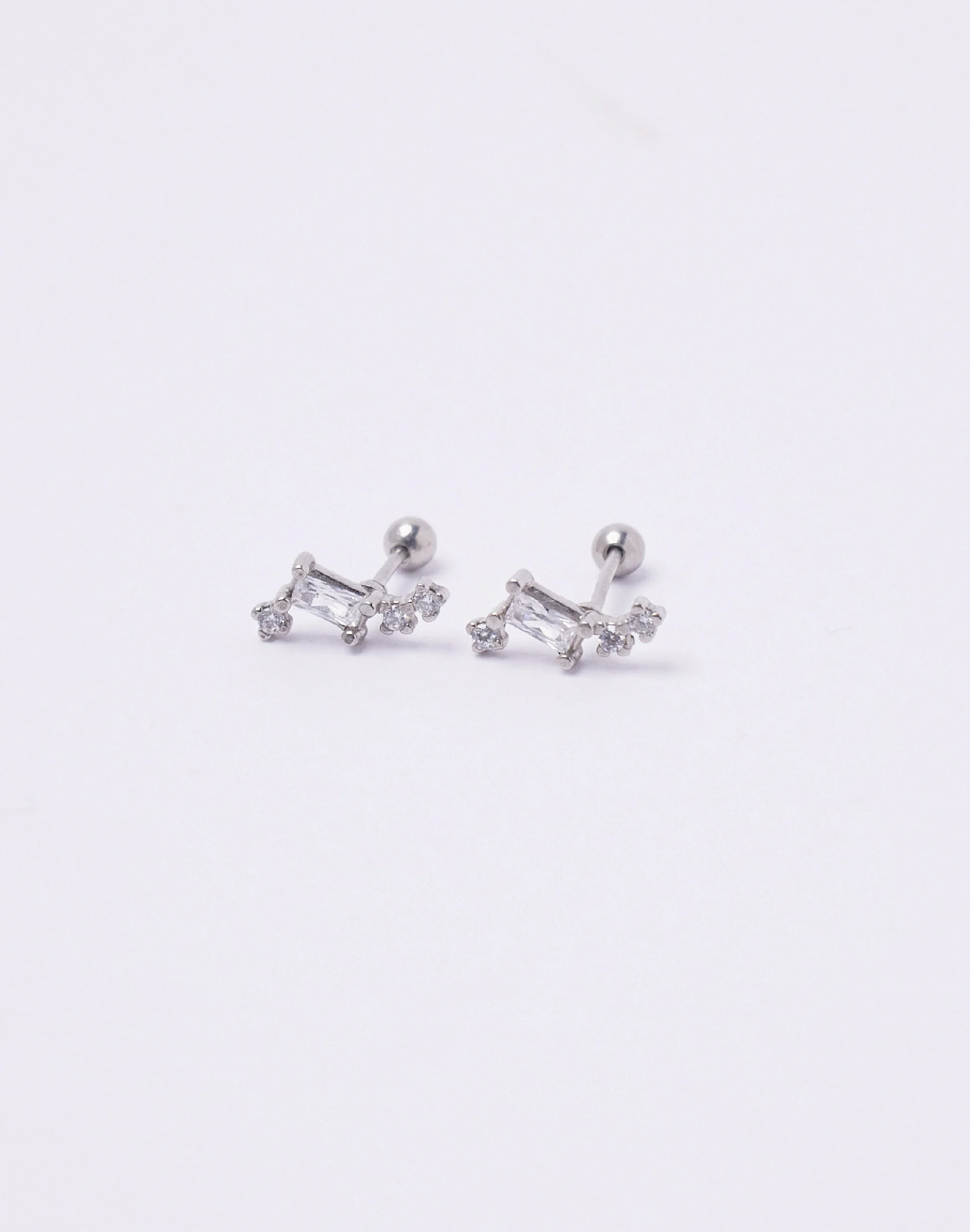 Aretes en Plata 925 Constelación Clear - Image 4
