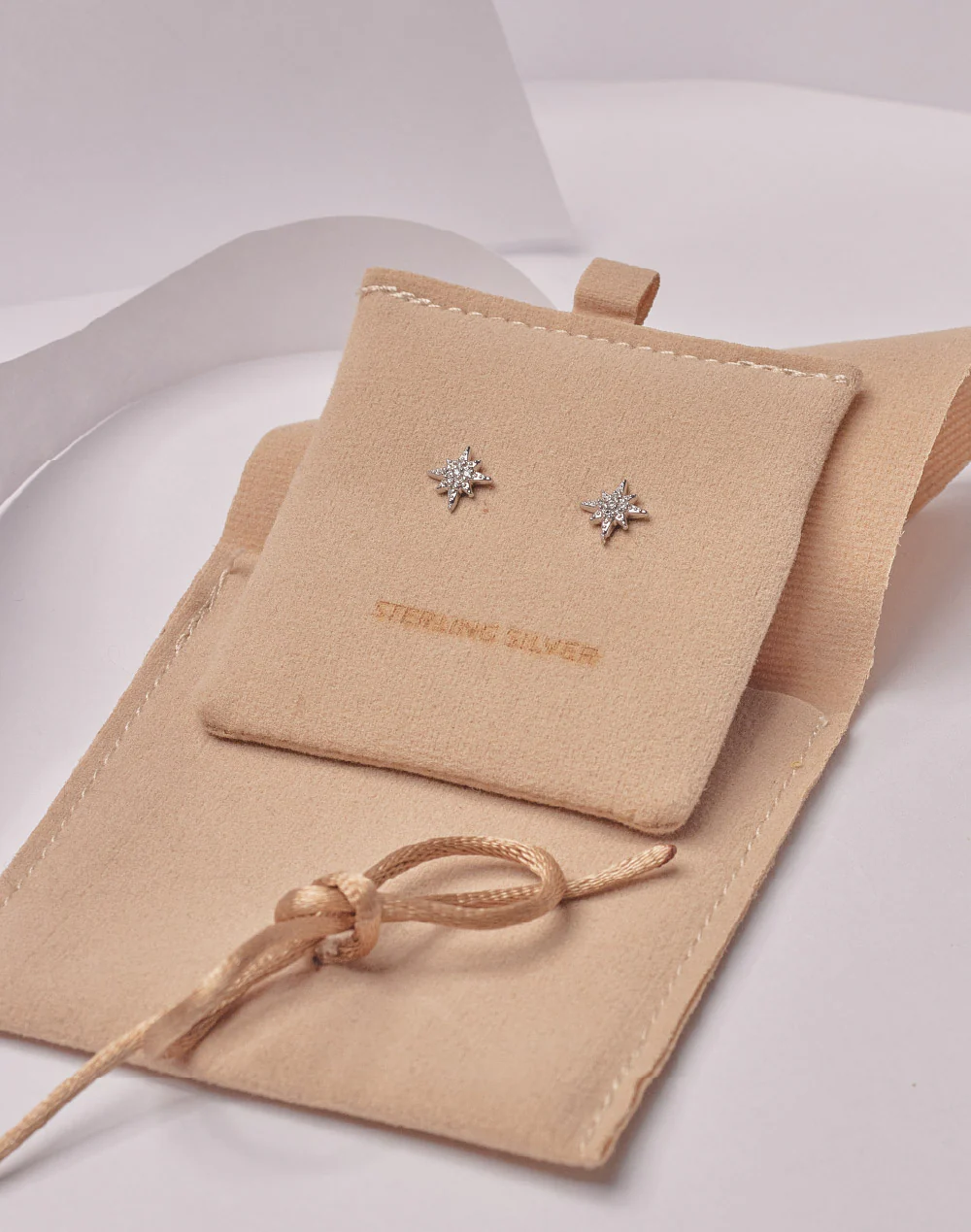 Aretes en Plata 925 Destello Clear - Image 8