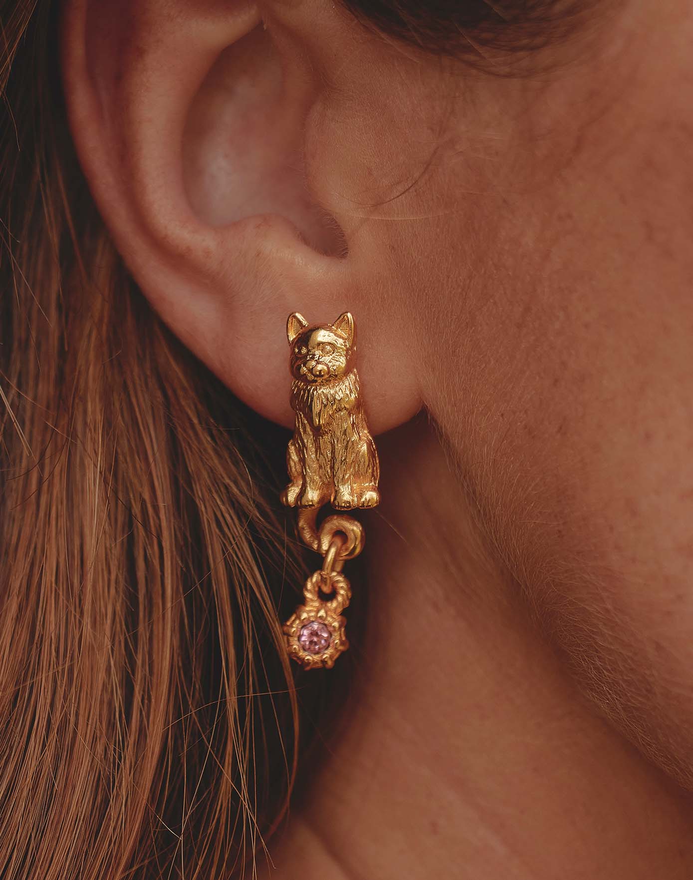 Aretes Gato Juguetón - Image 2