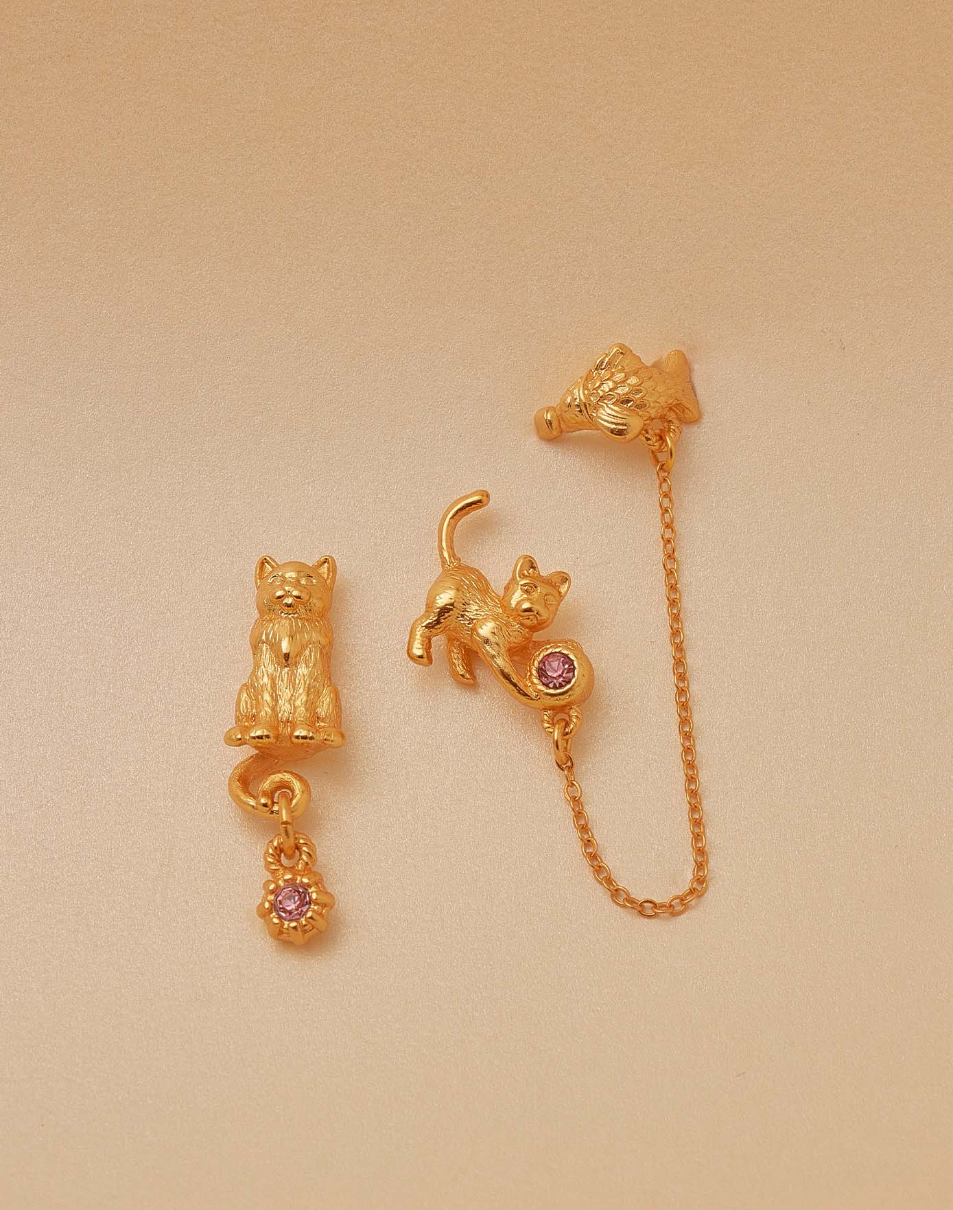 Aretes Gato Juguetón - Image 3