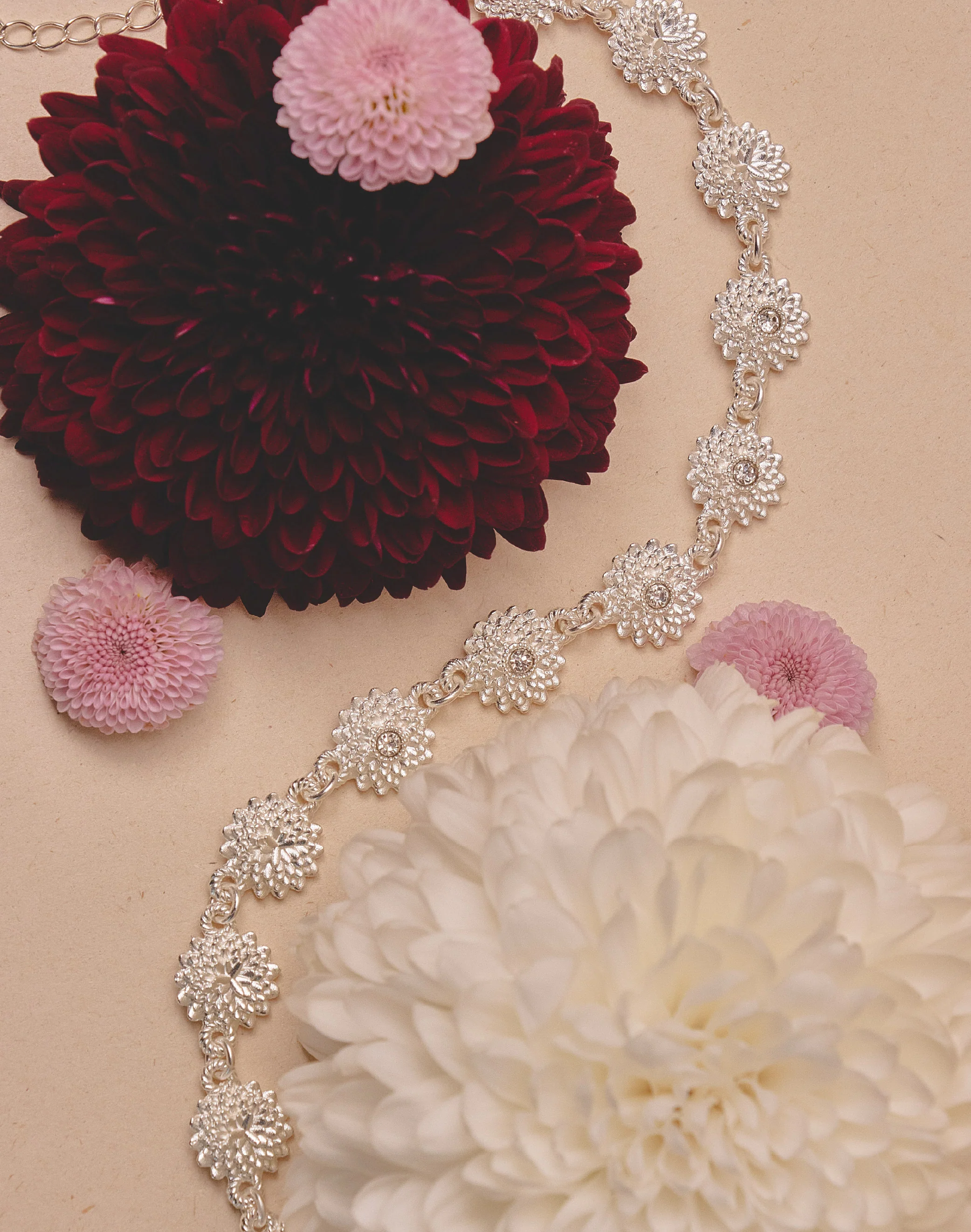 Choker + Aretes Crisantemo - Image 10