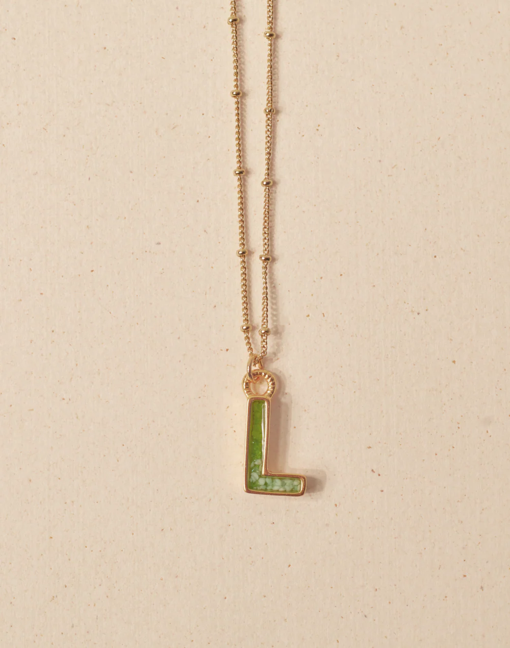 Collar de Letras Musgo - Image 10