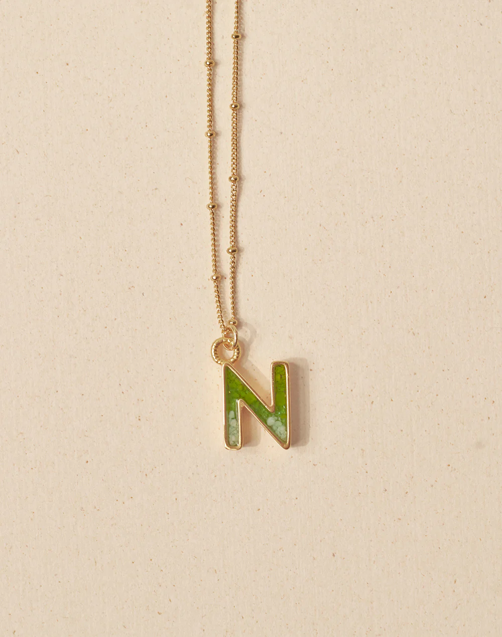 Collar de Letras Musgo - Image 11