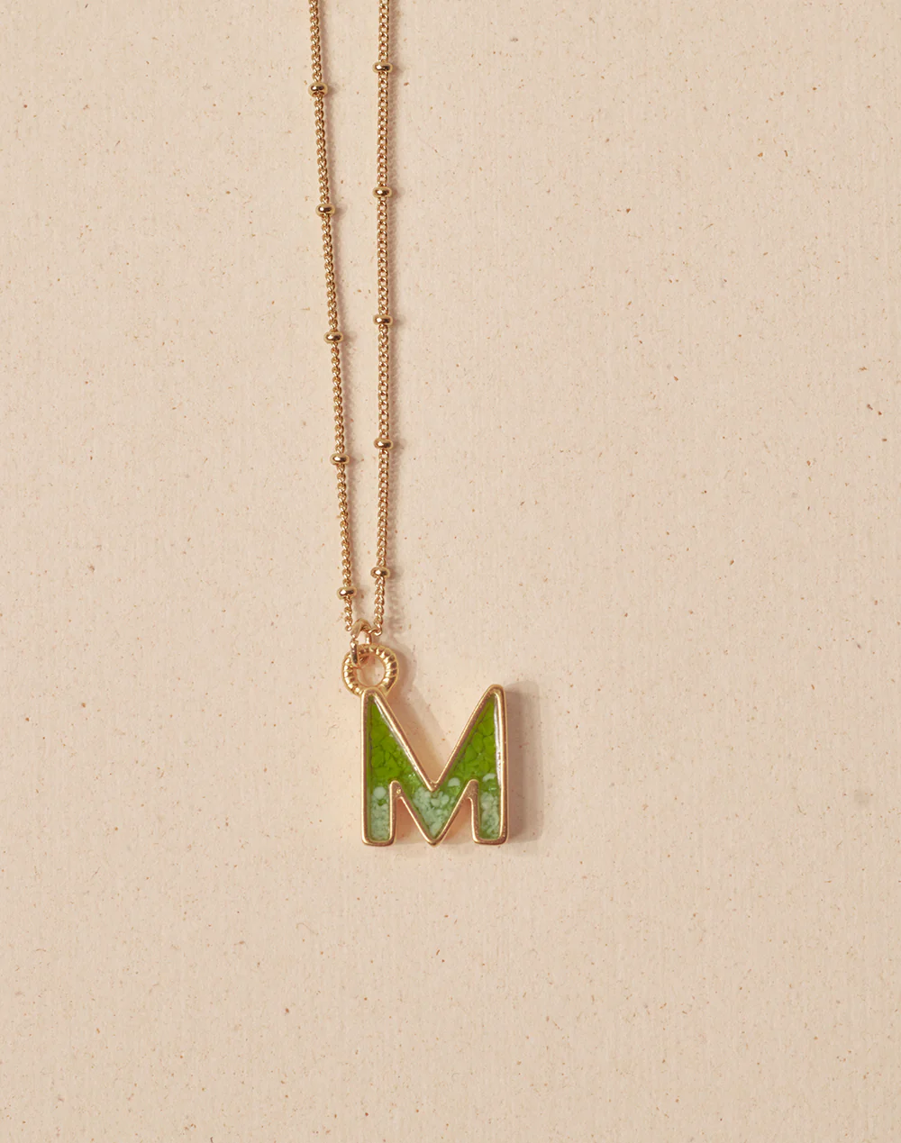 Collar de Letras Musgo - Image 13