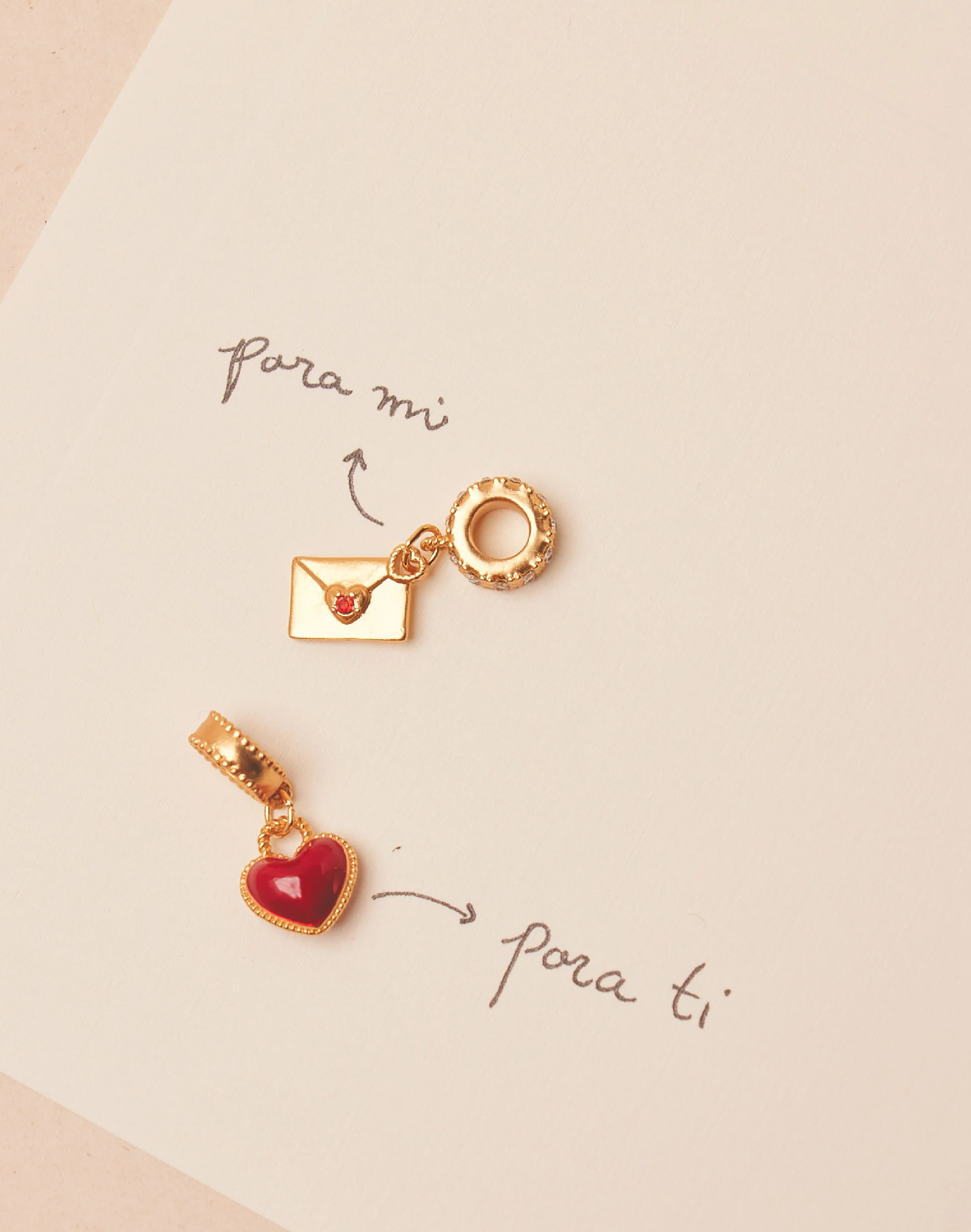 Pulsera de Charms Carta de Amor - Image 9