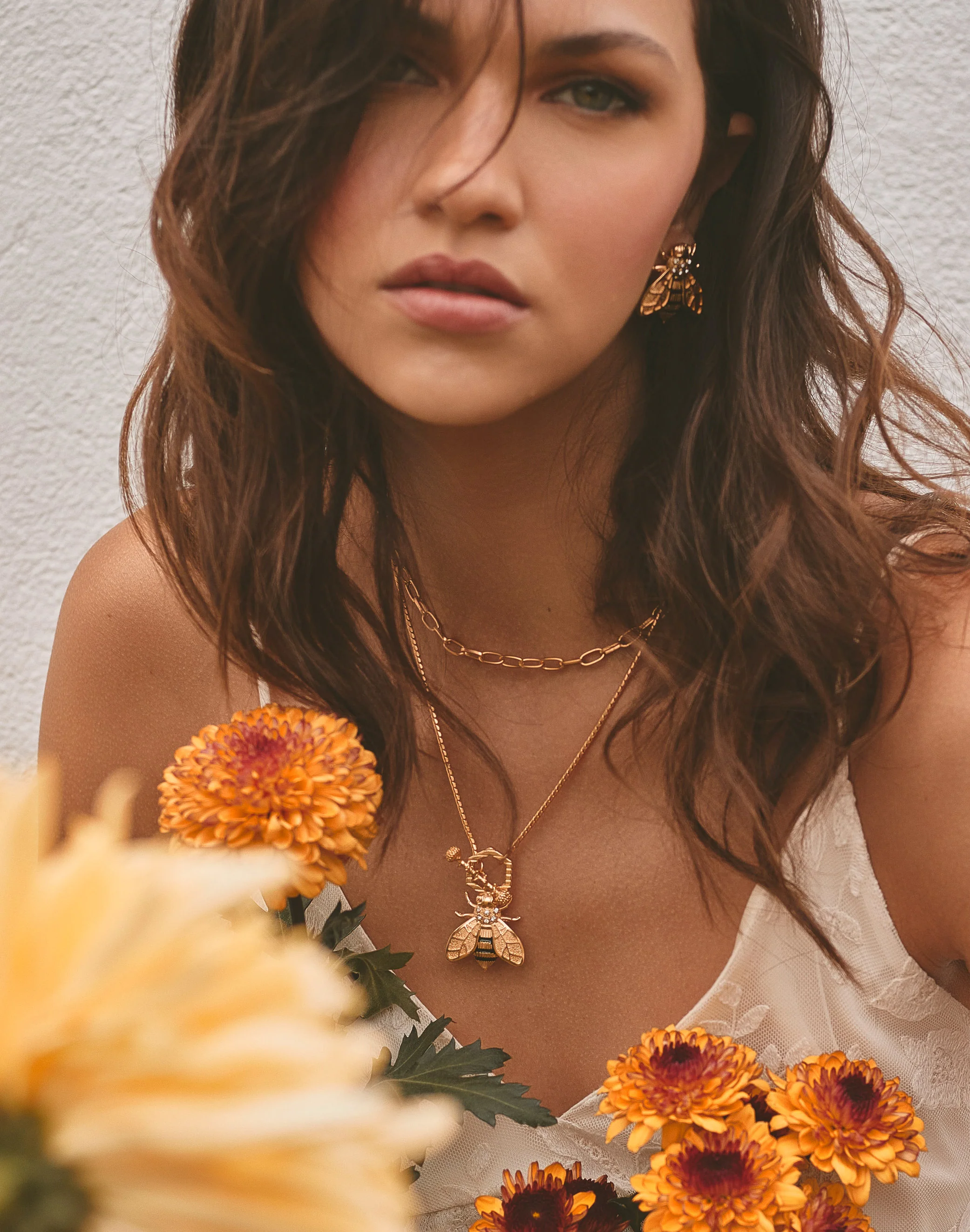 Set de 2 Collares Panal de Abeja - Image 2