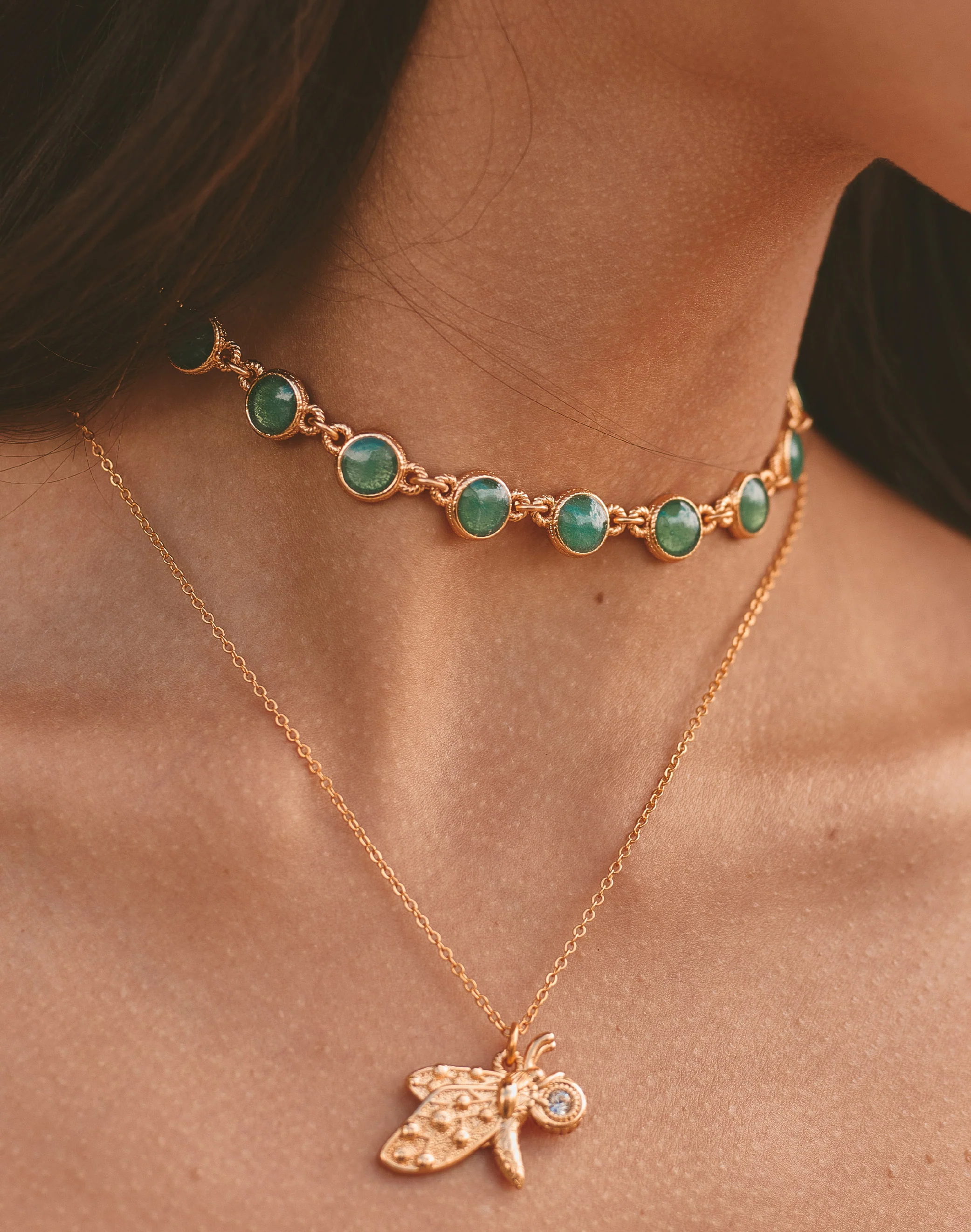 Set de 2 Collares Polilla