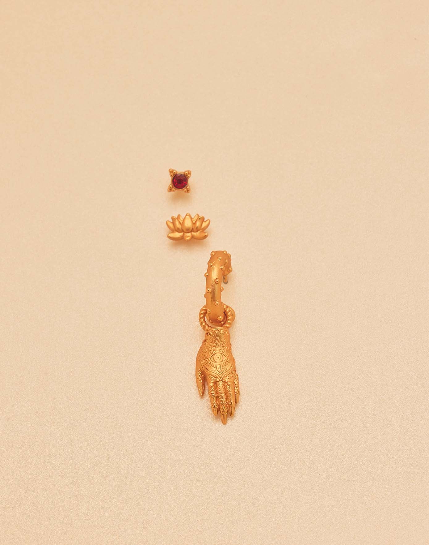 Set de 3 Aretes Lotus - Image 8