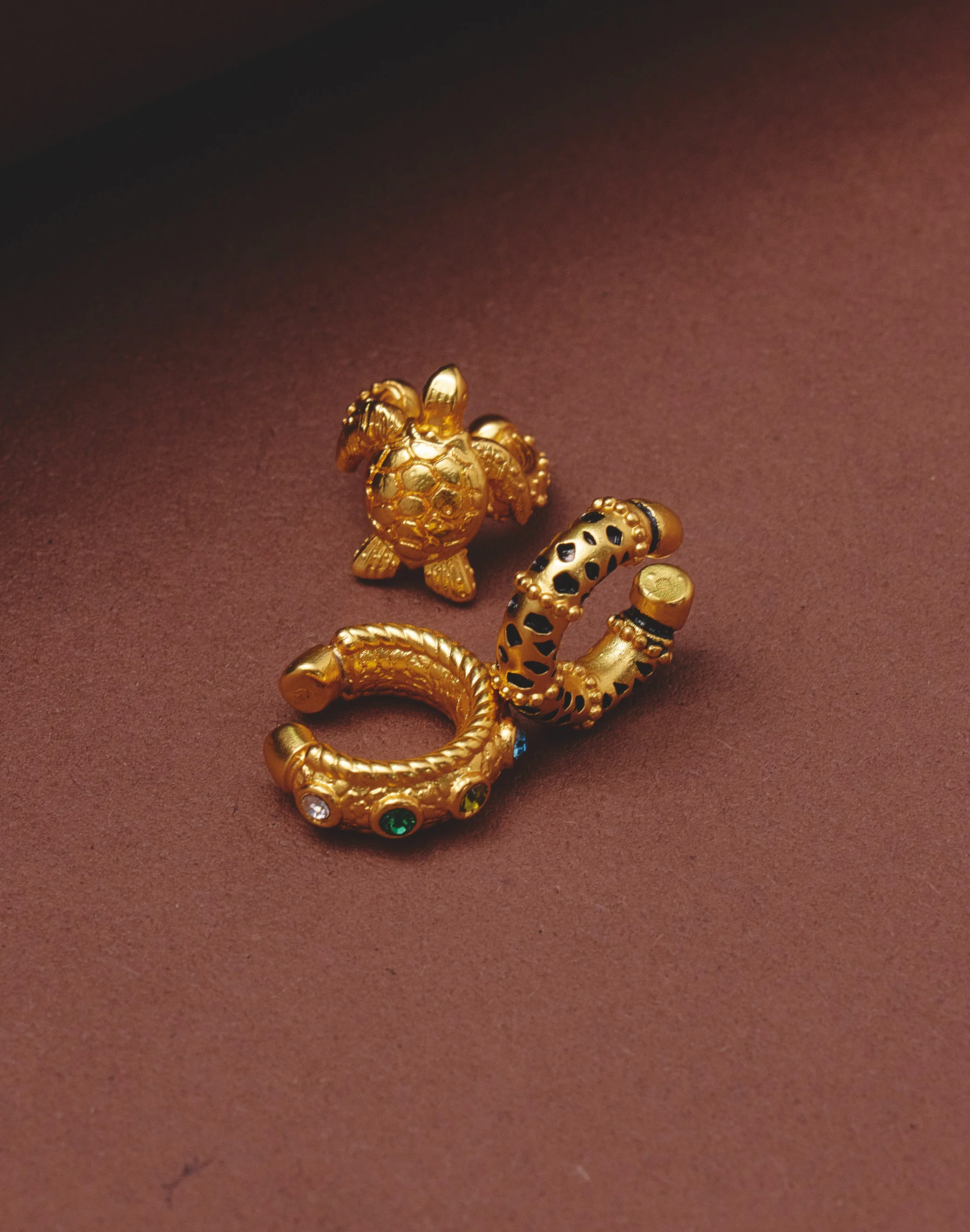 Set de 3 Earcuffs Arena Dorada - Image 2