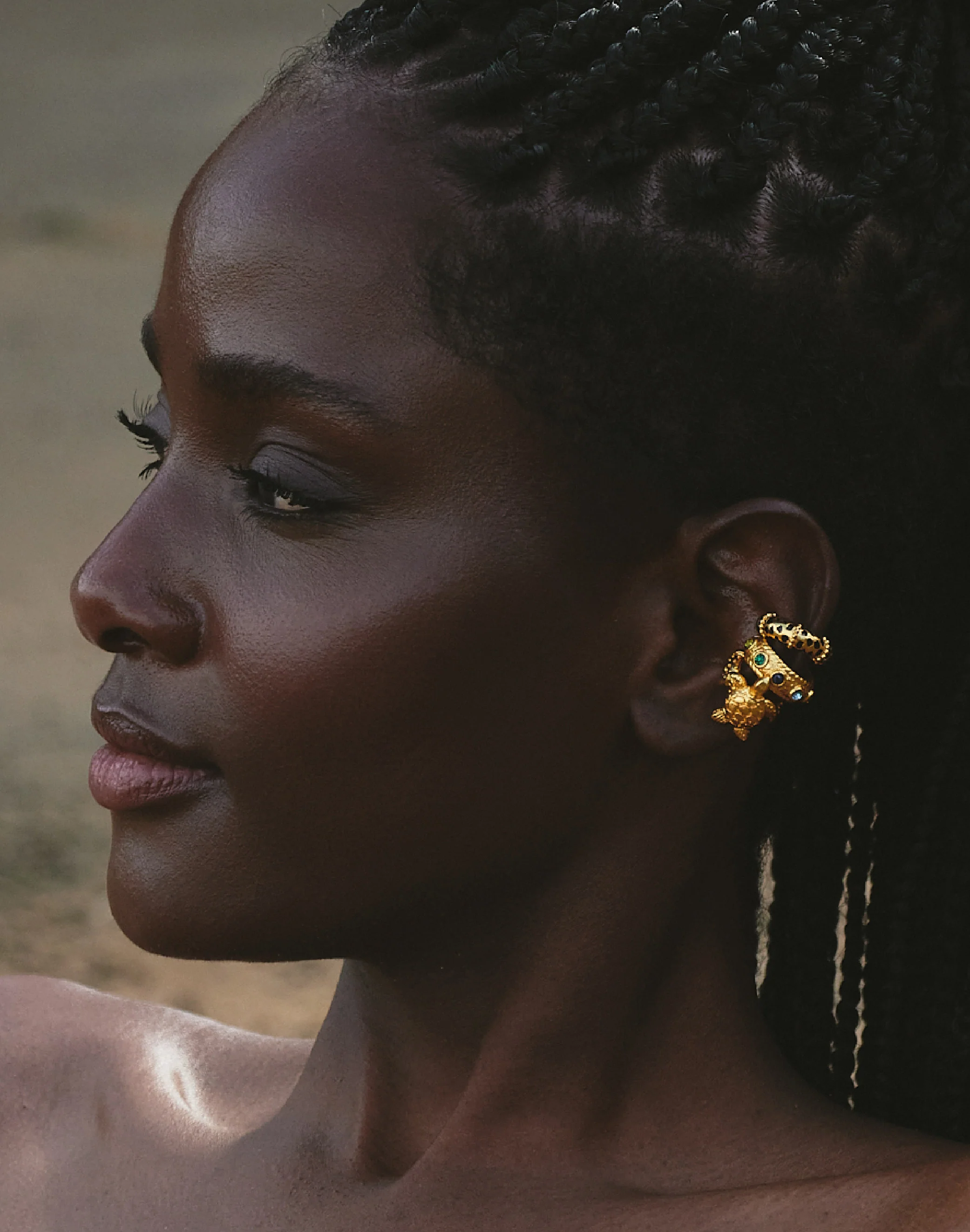 Set de 3 Earcuffs Arena Dorada - Image 3