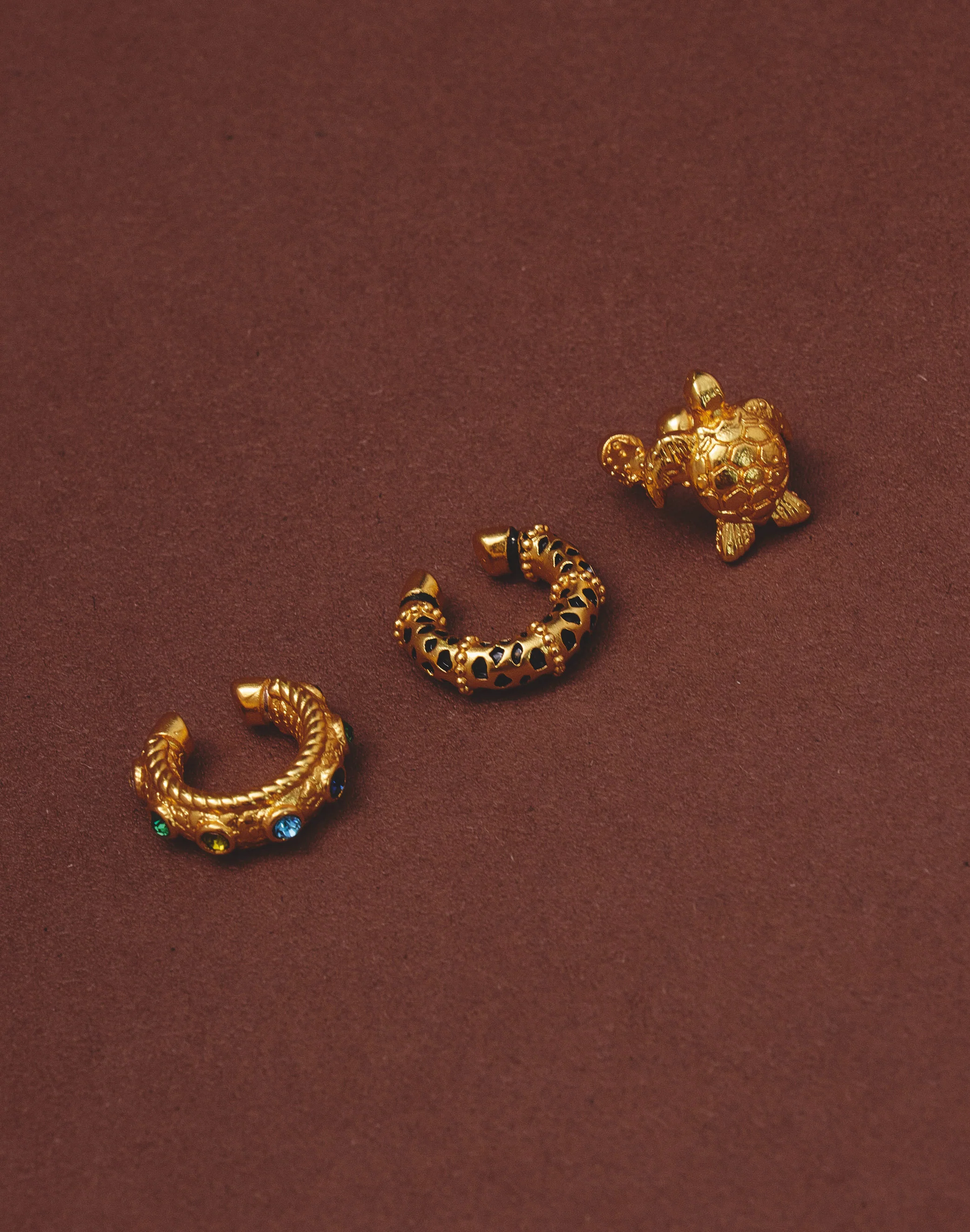 Set de 3 Earcuffs Arena Dorada - Image 4