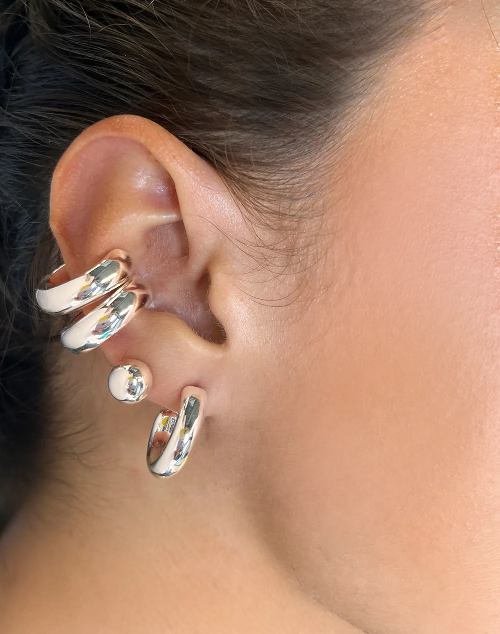 Set de 4 Aretes Bubble - Image 2